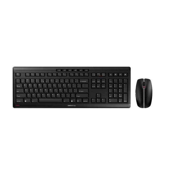 CHERRY keyboard | mouse set silent Wireless STREAM DESKTOP click & with mouse
